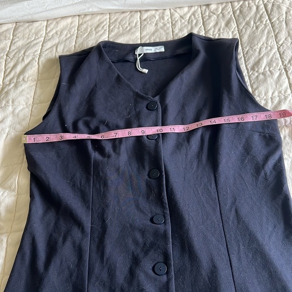 Mango Navy Sleeveless Dress - Picture 3 of 8